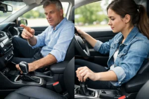 Can an Automatic Driver Teach a Manual Learner?